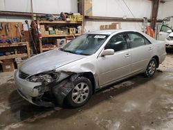 Toyota Camry salvage cars for sale: 2005 Toyota Camry LE