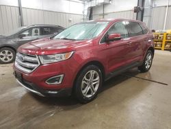 Ford salvage cars for sale: 2017 Ford Edge Titanium