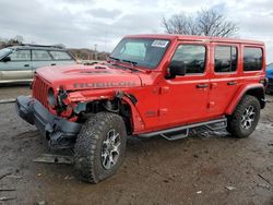 Jeep Wrangler salvage cars for sale: 2021 Jeep Wrangler Unlimited Rubicon