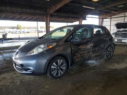 Nissan Leaf salvage cars for sale: 2016 Nissan Leaf SV