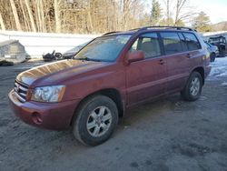 Toyota Highlander salvage cars for sale: 2003 Toyota Highlander