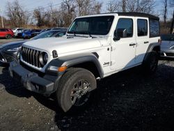 Jeep Wrangler Sport salvage cars for sale: 2024 Jeep Wrangler Sport