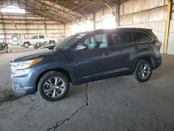 Toyota Highlander Vehiculos salvage en venta: 2014 Toyota Highlander XLE