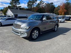 Infiniti salvage cars for sale: 2016 Infiniti QX80