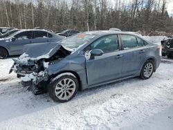 Toyota Corolla salvage cars for sale: 2022 Toyota Corolla LE