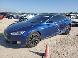 Tesla salvage cars for sale: 2015 Tesla Model S