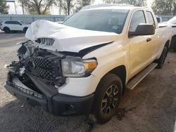 Toyota Tundra salvage cars for sale: 2019 Toyota Tundra Double Cab SR