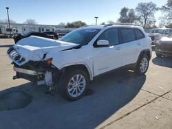 Jeep salvage cars for sale: 2021 Jeep Cherokee Latitude