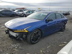 KIA k5 salvage cars for sale: 2021 KIA K5 GT Line