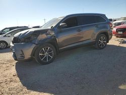 Toyota Highlander Vehiculos salvage en venta: 2018 Toyota Highlander SE