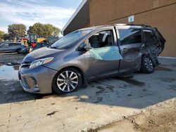 Toyota Sienna xle salvage cars for sale: 2018 Toyota Sienna XLE