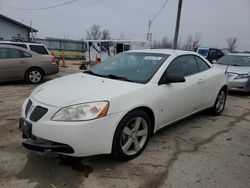 Pontiac salvage cars for sale: 2007 Pontiac G6 GT