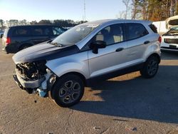 Ford Ecosport salvage cars for sale: 2019 Ford Ecosport S