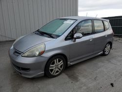 Honda FIT salvage cars for sale: 2007 Honda FIT S