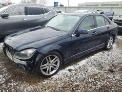 Mercedes-Benz c-Class salvage cars for sale: 2012 Mercedes-Benz C 300 4matic