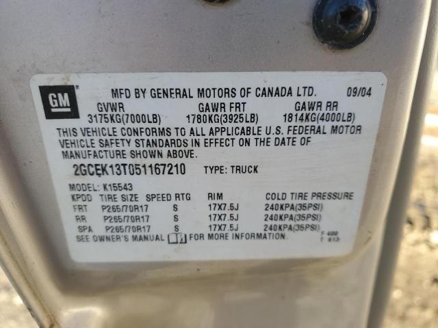 2005 Chevrolet Silverado K1500