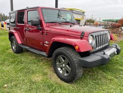 Jeep Wrangler salvage cars for sale: 2012 Jeep Wrangler Unlimited Sport