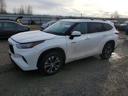 Toyota Highlander salvage cars for sale: 2020 Toyota Highlander Hybrid XLE