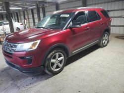 Ford Explorer salvage cars for sale: 2018 Ford Explorer XLT