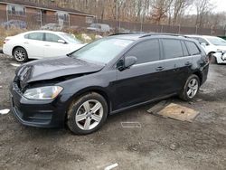 Volkswagen Golf salvage cars for sale: 2015 Volkswagen Golf Sportwagen TDI S