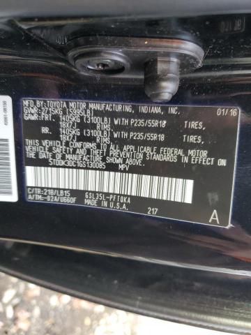 2016 Toyota Sienna XLE