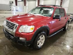 Ford salvage cars for sale: 2007 Ford Explorer Sport Trac XLT