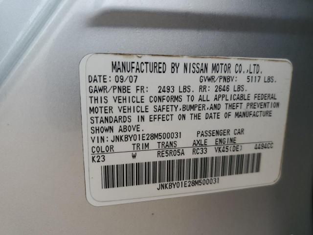 2008 Infiniti M45 Base