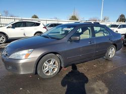 Honda Accord ex salvage cars for sale: 2007 Honda Accord EX