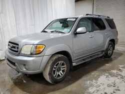 Salvage cars for sale from Copart Leroy, NY: 2004 Toyota Sequoia Limited