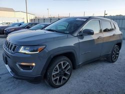 Jeep Compass salvage cars for sale: 2021 Jeep Compass Limited