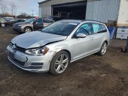 Volkswagen Golf salvage cars for sale: 2016 Volkswagen Golf Sportwagen S