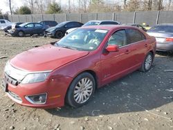 Ford Fusion salvage cars for sale: 2012 Ford Fusion Hybrid