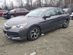 Vehiculos salvage en venta de Copart Waldorf, MD: 2016 Honda Accord LX