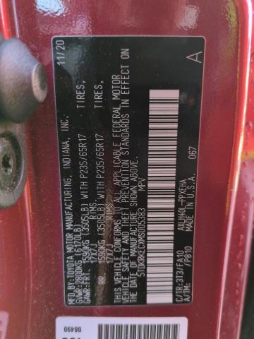 2021 Toyota Sienna le