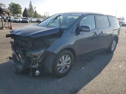 KIA Sedona lx salvage cars for sale: 2017 KIA Sedona LX