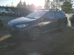 Subaru salvage cars for sale: 2021 Subaru Crosstrek Sport