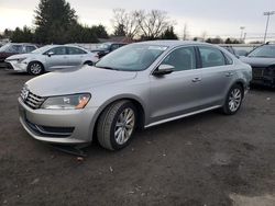 Volkswagen salvage cars for sale: 2012 Volkswagen Passat SEL