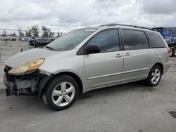 Salvage cars for sale from Copart Orlando, FL: 2007 Toyota Sienna CE