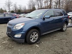 Vehiculos salvage en venta de Copart Waldorf, MD: 2017 Chevrolet Equinox LT