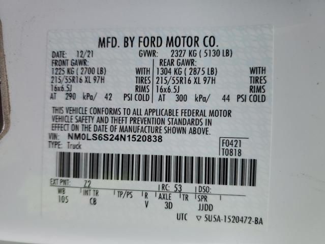 2022 Ford Transit Connect XL