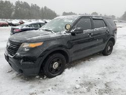 Salvage cars for sale from Copart Mendon, MA: 2013 Ford Explorer Police Interceptor