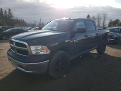 Salvage trucks for sale at Bowmanville, ON auction: 2017 Dodge RAM 1500 ST