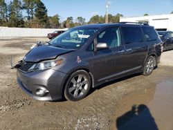 Toyota salvage cars for sale: 2013 Toyota Sienna Sport