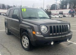 Jeep salvage cars for sale: 2017 Jeep Patriot Sport