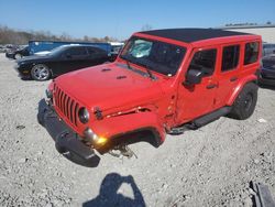 Jeep salvage cars for sale: 2021 Jeep Wrangler Unlimited Sahara