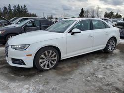 Audi salvage cars for sale: 2018 Audi A4 Komfort