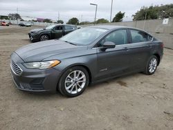 Ford Fusion salvage cars for sale: 2019 Ford Fusion SE