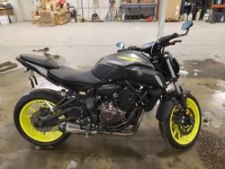 Yamaha Vehiculos salvage en venta: 2018 Yamaha MT07