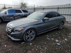 Vehiculos salvage en venta de Copart Houston, TX: 2018 Mercedes-Benz C300