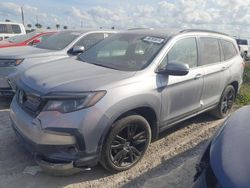 Honda salvage cars for sale: 2021 Honda Pilot SE